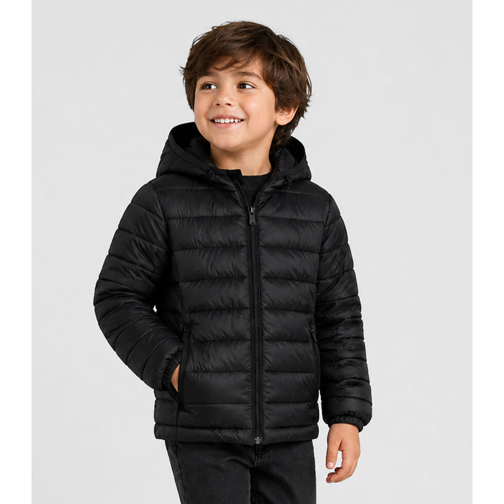 Jaqueta Infantil Meninino Com Capuz Sea Surf Preto