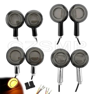 12V LED Motocicleta turn signal Lâmpada Pisca Indicador Apto Para Sportster XL883 XL1200 1992-up Electra Glide