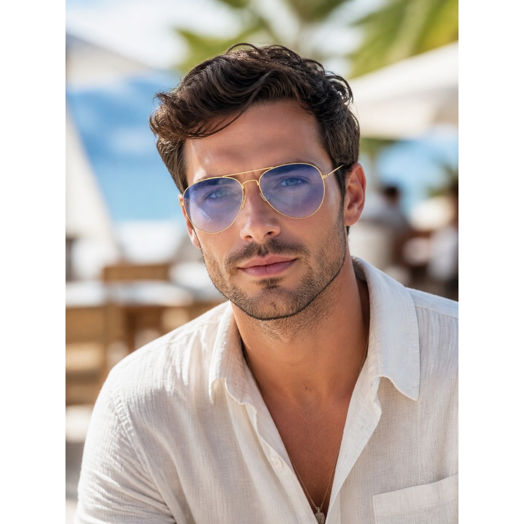 Óculos de Sol Masculino e Feminino Aviador Fashion