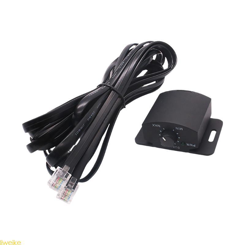 liweike Fio Longo Baixo Volumes Controlador Remotos Para Amplificador Carro Subwoofer