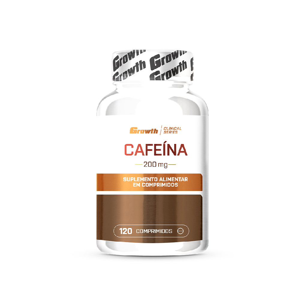 Cafeína 200mg 120 Comprimidos Growth Supplements Natural
