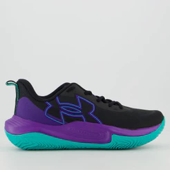 Tênis Under Armour Baller Preto e Roxo
