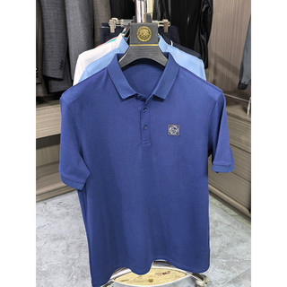 Yajia, retirada gabinete corte etiqueta negócios Casual lapela camisa POLO masculina de manga curta All-Match respirável