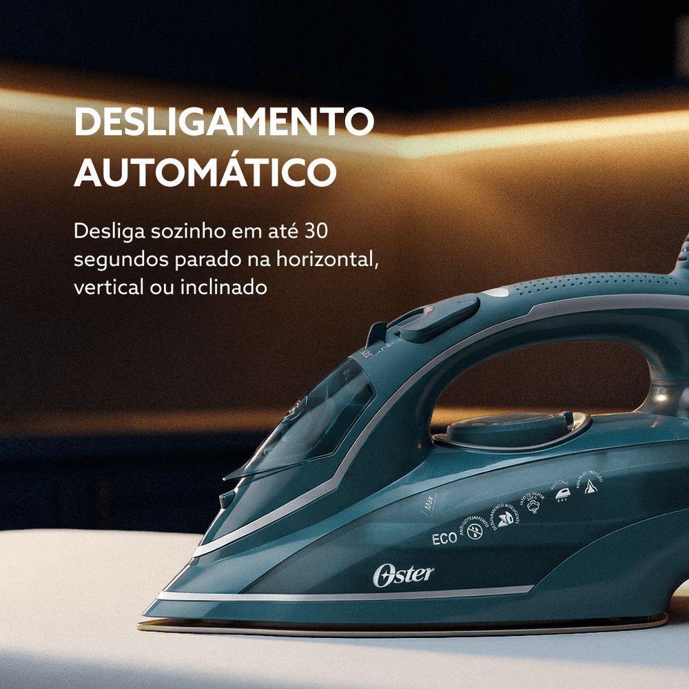 Ferro a Vapor Oster GCSTDPA8002-017 1700W Base Cerâmica Azul 110V · foto 2