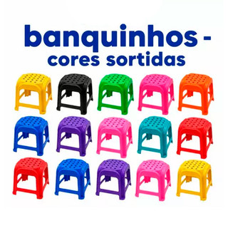 Banquinho Infantil até 50kg | Plástico Reforçado | Indústrias Fênix