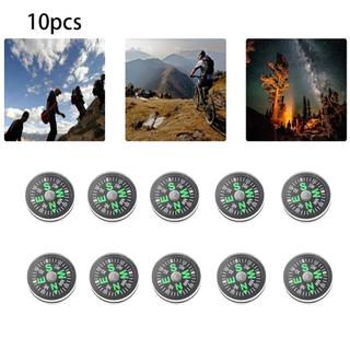 LONNGZHUAN 10pcs Bússola Precisa Projeto De Botão Portátil De Navegação Norte Ferramenta Para Caminhadas De Camping
