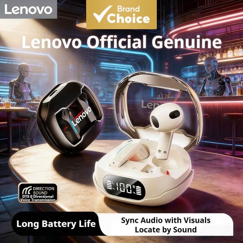 Lenovo TG101 Fones De Ouvido TWS Híbrido ANC 40ms Baixa Latência Bluetooth 5.4 24H Playtime Carga Rápida HiFi Bass RGB C