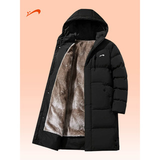Noble Bird jaqueta acolchoada de comprimento médio masculina pai 2026 inverno lã casaco militar jaqueta acolchoada pai j