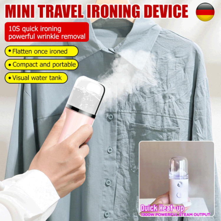 【Leve】 Ferro portátil mini de viagem / Ferro Portátil / Ferro Viagem / Ferro USB