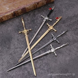 ❣️Luz de luxo espada hairpin estilo antigo Hanfu acessórios longo liga hairpin All-Match placa diária hairpin