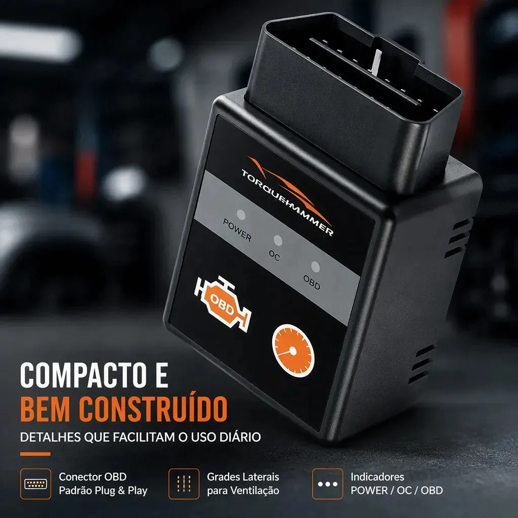 Scanner Automotivo OBD2 Bluetooth VPL-8203 Android iOS Leitor Diagnóstico Ler Código DTC Apagar Luz Injeção