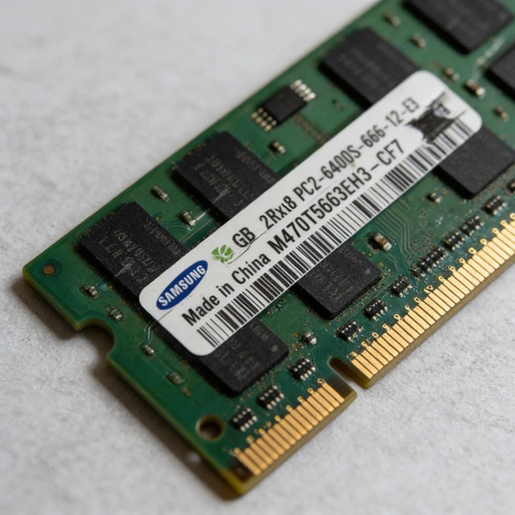 Memória RAM Samsung 2GB DDR2 800MHz PC2 6400S SODIMM Notebook M470T5663QZ3 CF7