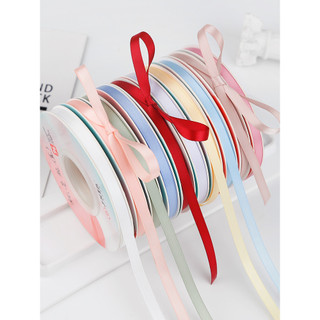 0.6cm fita fina cocar embalagem de presente decoração fita acessórios para o cabelo trançado fita de cabelo buquê de fru