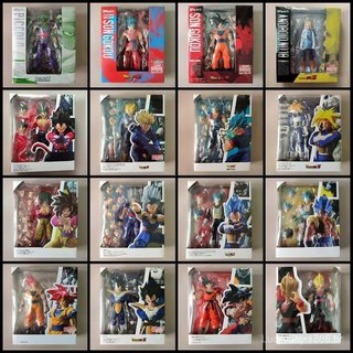 Modelo móvel de 16 cm <Dragon Ball> SHF Goku Vegeta PVC Modelo <Dragon Ball Super > GCSA