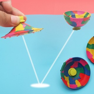 Criativo camuflagem meio lado Bounce tigela brinquedo crianças esportes ao ar livre magia saltitante bola jogando rebote