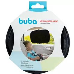 Kit 2 Protetor Solar Buba Carro Blackout Janela Com Ventosas