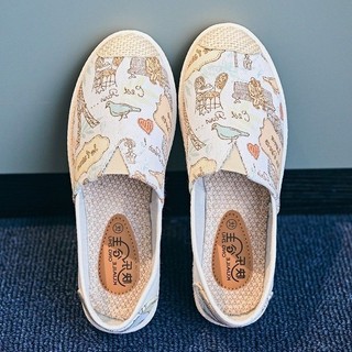 Confortável sapatos de lona de sola grossa sapatos femininos verão respirável nicho moda All-Match pequenos tênis casuai