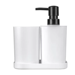 Kit de Acessórios de Banheiro Branco (3 Peças)