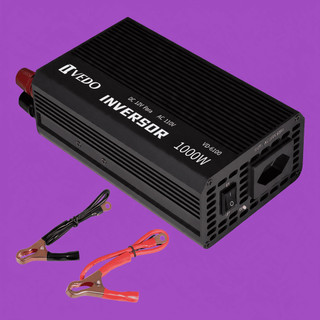 Conversor De Energia Veicular 12v 220v 1000w Pico 2000w Vedo Vd-6100 Inversor Onda Modificada Carro Caminhão Ótimo Custo