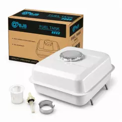 Tanque de Gasolina Combustivel 3.6L Branco Motor 5.5hp 6.5hp 7.0hp Compatível com Honda, Branco, Toyama, Buffalo, Bascco