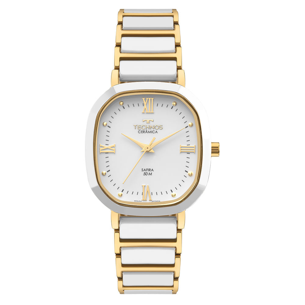 Relógio Technos Feminino Cerâmica Dourado - 2035NDW/1B