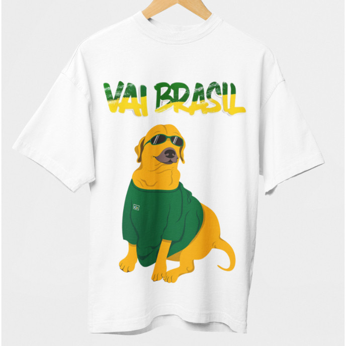 [Camiseta Premium em Algodão Puro]NVR Masculina e Feminina Brasil Copa Do Mundo 2026  Tendências Brasileiras Oversized