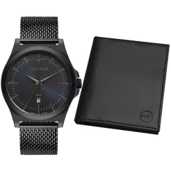 Kit Technos Masculino Steel Grafite - 2115NCDS/K1F