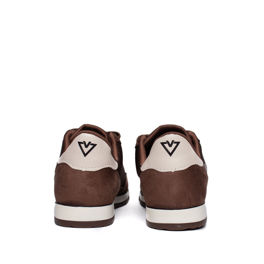 Tênis Feminino Via Marte Camurça Flatform Marrom — imagem 2 de 2