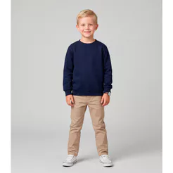 Blusão Infantil Moletom Básico Unissex Rovi Kids Azul