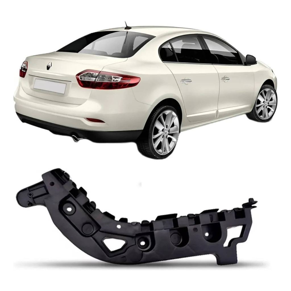 Guia Parachoque Traseiro Lateral Fluence 2010 11 12 Á 2016
