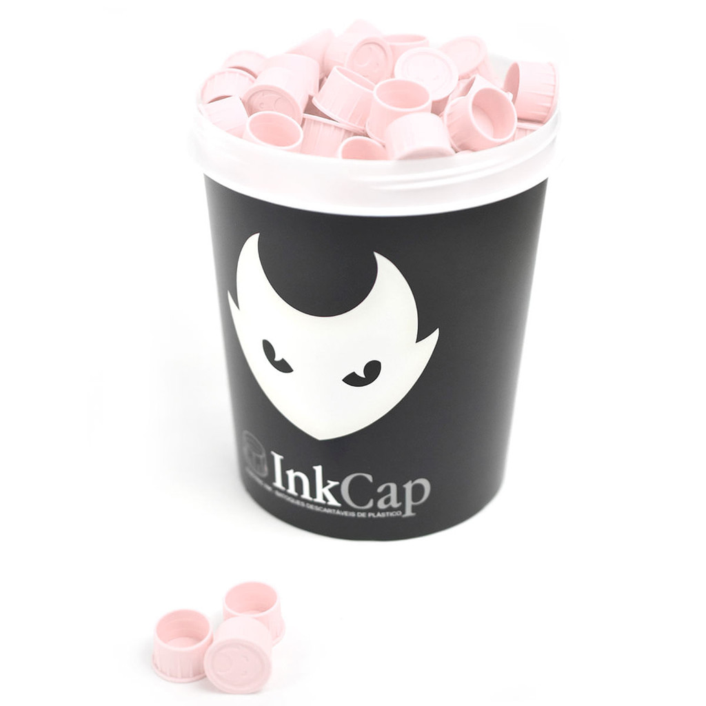 Ink Cap - Batoques de Silicone Rosa em Oferta na Shopee