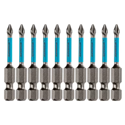 BITS TORCAO PH1, PARA FERRAMENTAS DE IMPACTO, ACO CROMO MOLIBDENIO, 50MM, 10PCS // GROSS