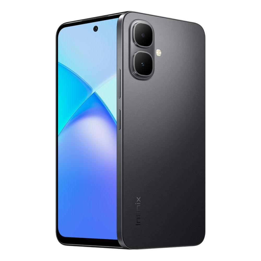 Smartphone Infinix Smart 10 - 4GB RAM 256GB - Câmera 8MP + IA - 6.67” HD+ 120Hz - Bateria 5000mAh - Dual Chip - Preto em Oferta na Shopee