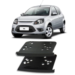 Moldura Painel Ford Ka 2008 a 2013 Fiamon Preta Padrão Chinês Japonês 1din 2din