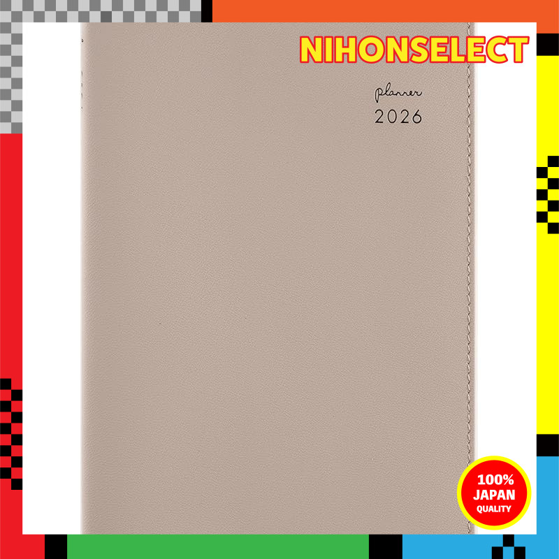 Takahashi Shoten 2026 Planejador Mensal B6-Série Relax Clair