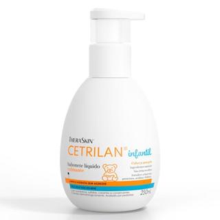 Sabonete Líquido Calmante Infantil TheraSkin Cetrilan Cabeça aos Pés 250ml em Oferta na Shopee