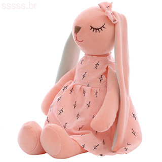 Beautiful Boneca De Pelúcia Com Orelhas Longas De Desenho Animado Para Crianças Coelho/Brinquedo Companão em Oferta na Shopee
