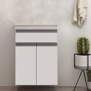 Gabinete de Banheiro 50cm sem Cuba/lavatório Ref 501 Branco em Oferta na Shopee