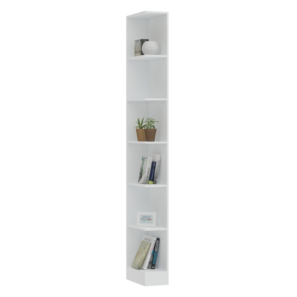 Módulo Cantoneira 6 Prateleiras Requinte+ 100% MDF Branco Line em Oferta na Shopee