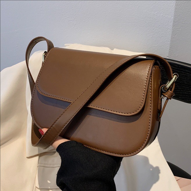 Moda Na Elegante Simples Senhora Bolsa De Ombro Retro Feminino Couro Do Plutônio Crossbody Saco Mensageiro
