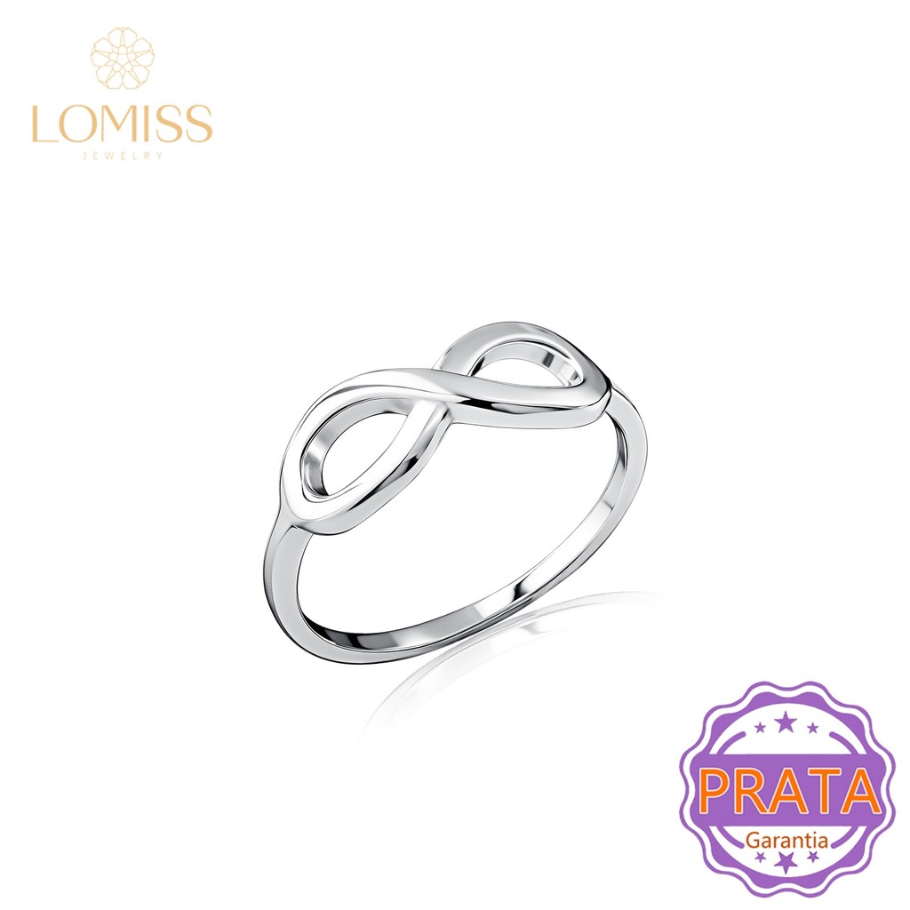 Anel Infinito Vazado em Prata 925 - Declaração Romântica - Presente - Feminino em Oferta na Shopee