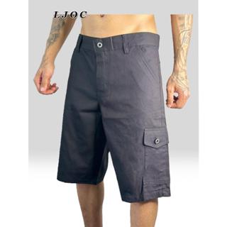 Bermuda Masculina  masculina Cargo brim-6 bolso  Varias Cores em Oferta na Shopee