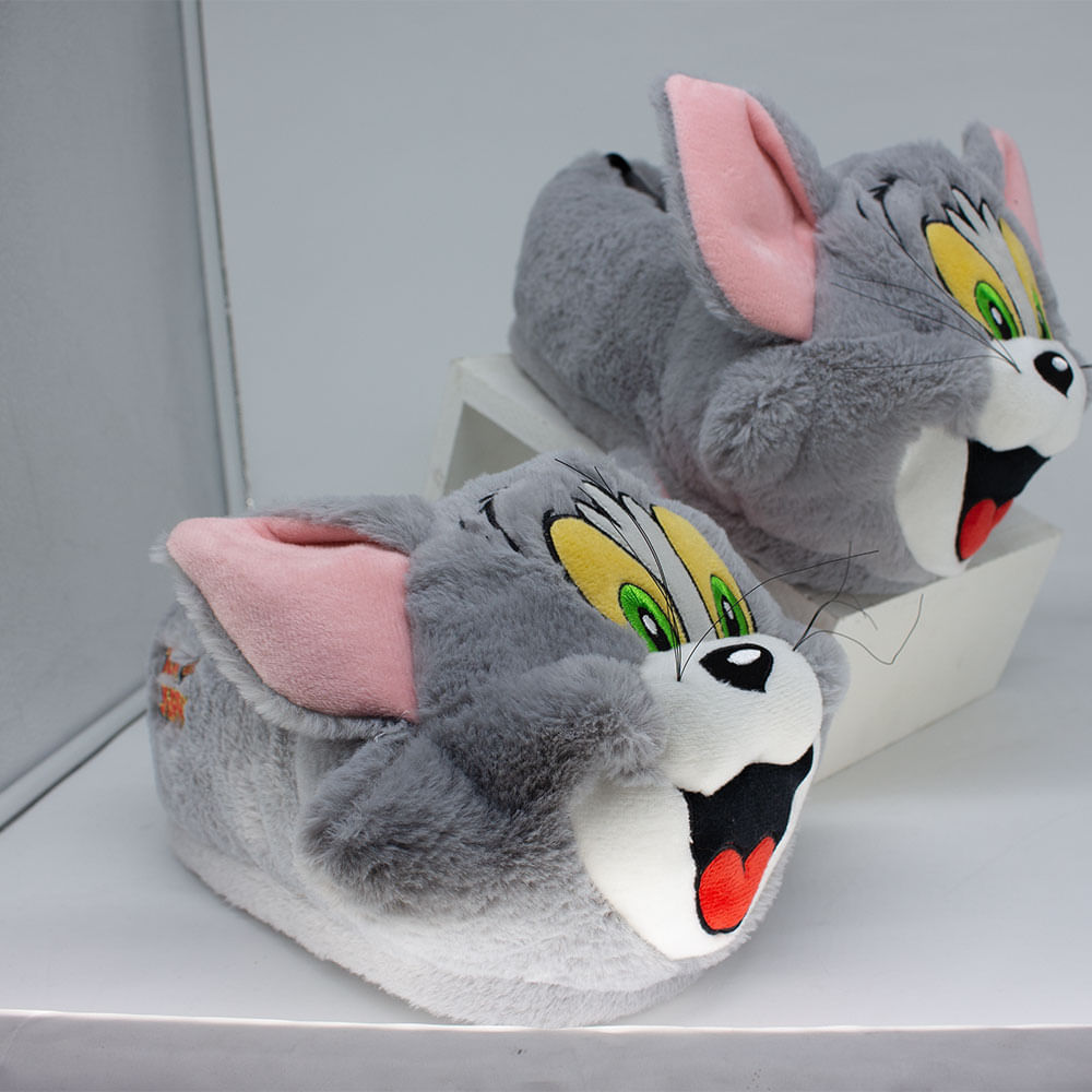 Pantufa 3D Tom - Tom e Jerry em Oferta na Shopee