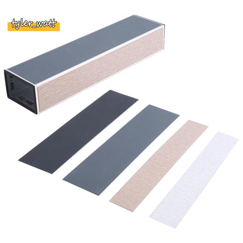 Arquivos De Nivelamento De Traste De Guitarra , Nivelador , Feixe De Luthier , Kit De Ferramentas Com 4 Papéis De Grão 1