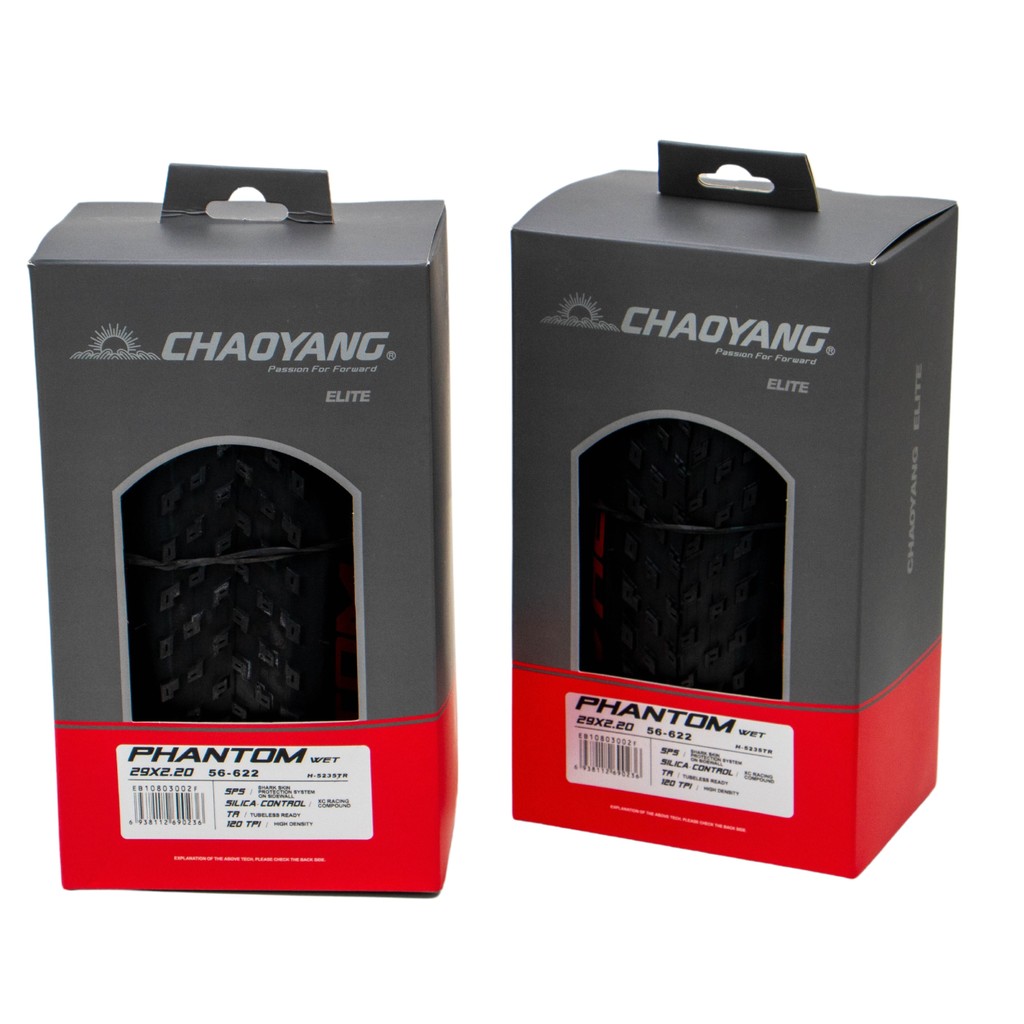 Par de Pneu MTB Chaoyang Phantom Wet Elite 29x2.20 120Tpi TR