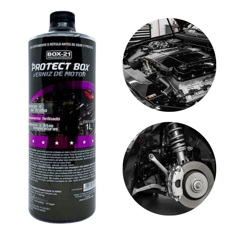 Protect Box De 1L Verniz De Motor Box21 Proteção E Brilho
