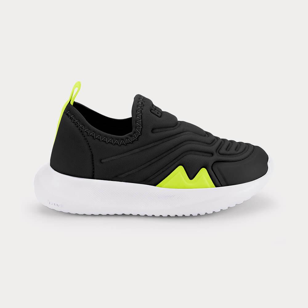 Tênis Infantil Bibi Flash Preto com Verde 1232291