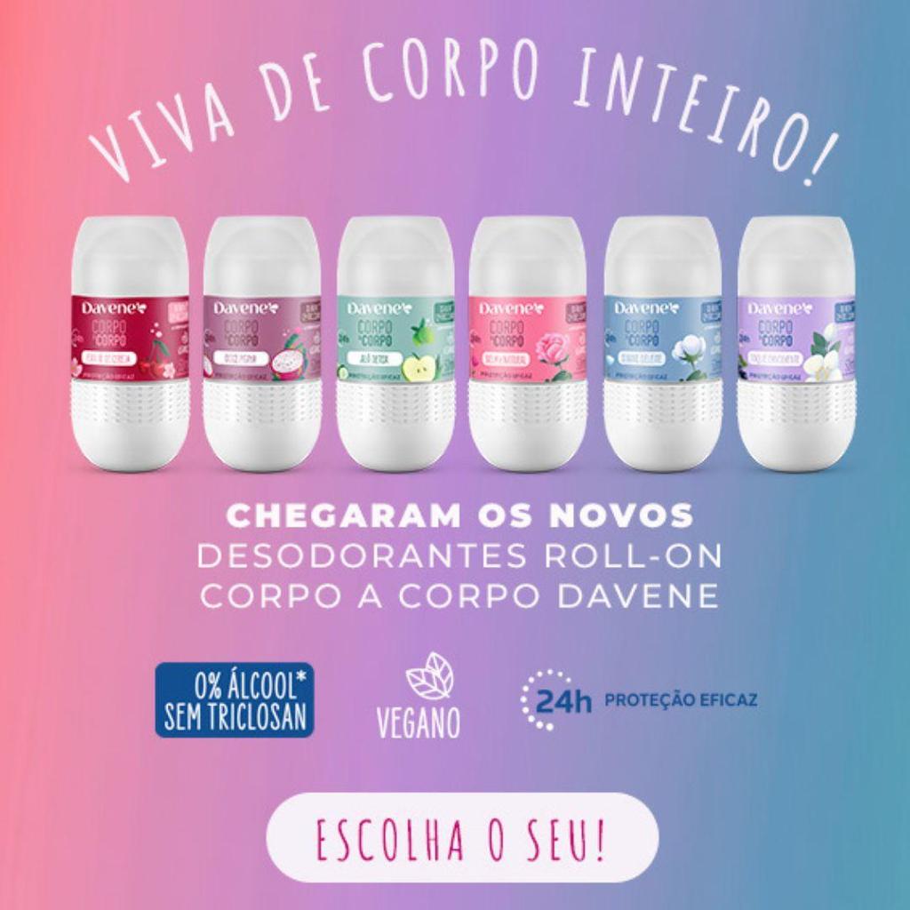 Desodorante Antiperspirante Roll-On Corpo a Corpo Cereja 50ml — imagem 2 de 2