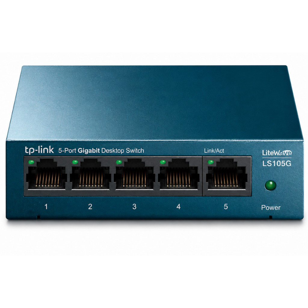 Switch Gigabit de Mesa 5 Portas TP-Link LS105G LiteWave