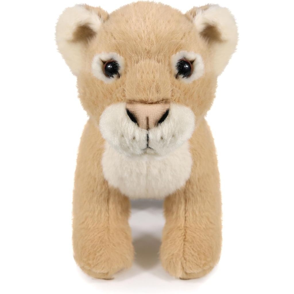 Urso Rei do Gelo - Brinquedo de Pelúcia Realista de Filhote de Leão - Animal de Pelúcia Realista com Pelo Macio, Pelúcia